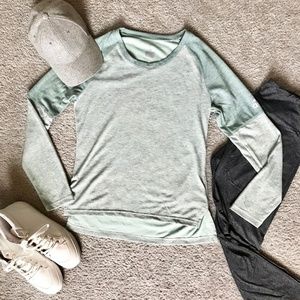 Adidas Teal Long Sleeve Top